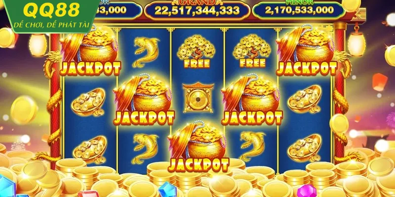Tính năng vòng quay miễn phí trong slot QQ88